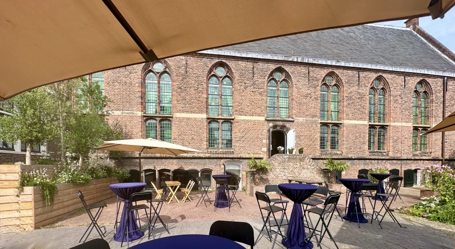 Besloten binnentuin van Leeuwenbergh