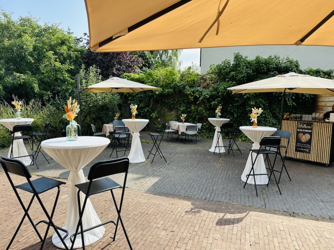 BBQ in de tuin van Leeuwenbergh