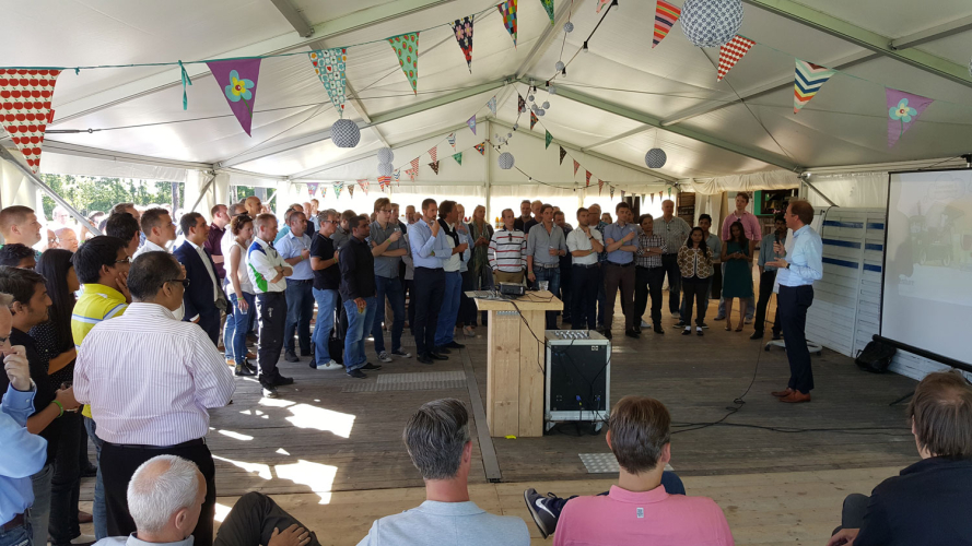 Presentatie in DE TENT