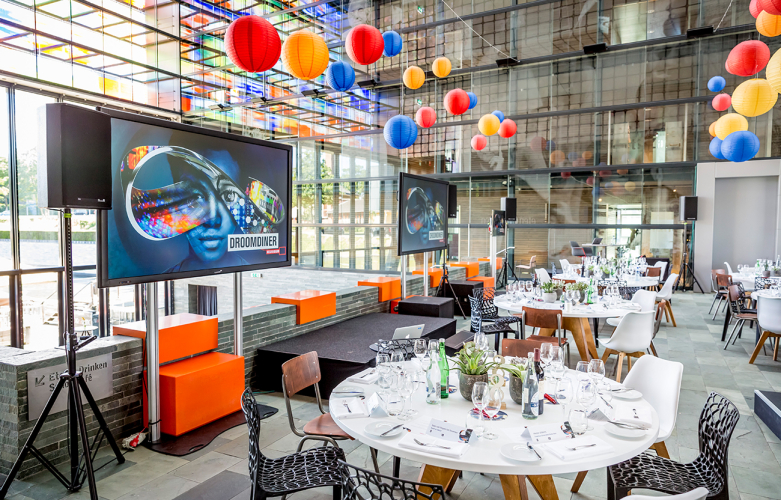 Beeld en Geluid Atrium diner
