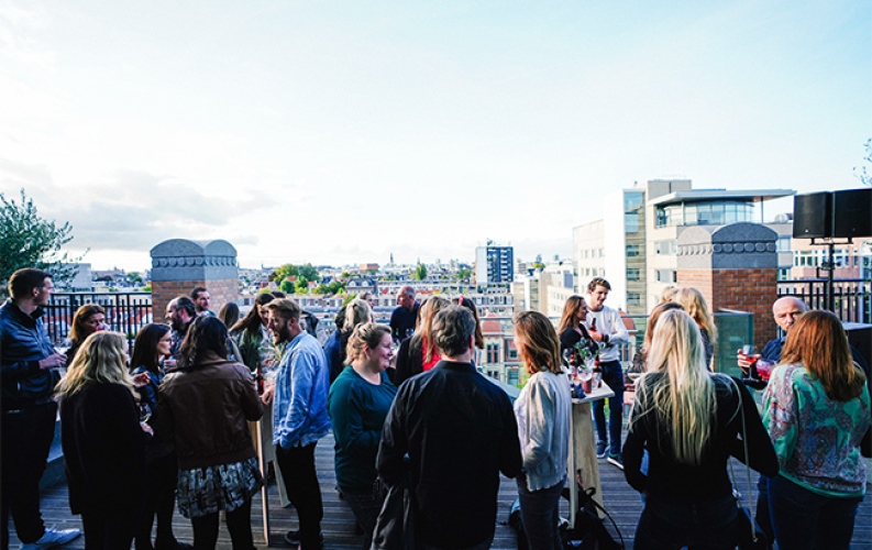 Rooftop drinks