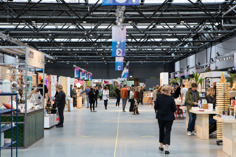 Hal 7 in de Brabanthallen tijdens een vakbeurs