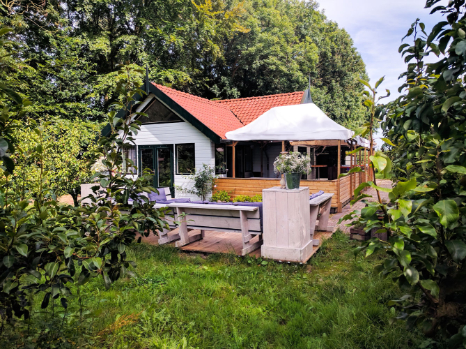 Boshuis in de perenboomgaard