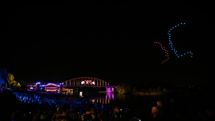 Bridge To Liberation Dutch Drone Shows