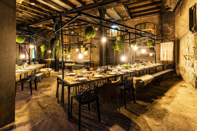 Diner in Bietenwasruimte SugarFactory