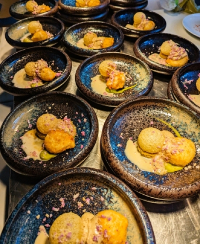 Luxe culinaire ervaring op bijeenkomst met high class catering georganiseerd door Weis Events
