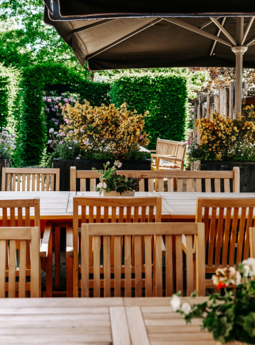 Terras boerderij Watergoed evenementenlocatie 