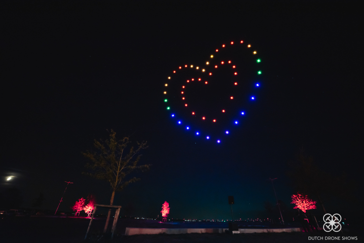 Heart Rainbow  Dutch Drone Shows