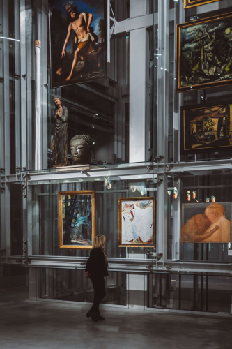 Depot Boijmans Van Beuningen, het atrium 