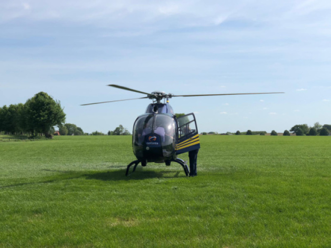 Helikoptervlucht boven het unieke Limburgse landschap