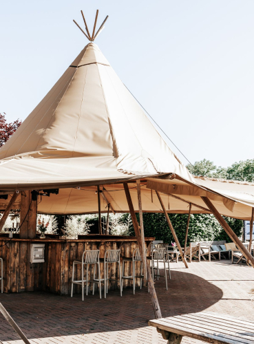 Tipi 400 gasten Watergoed zakelijk particulier
