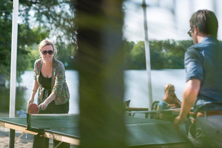 Papa's Beach House - Activiteiten tafeltennis