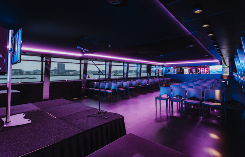 Presentatiesetting in Le Bar Noir