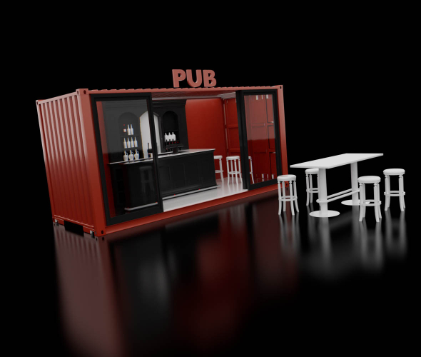 pub unit, pub container