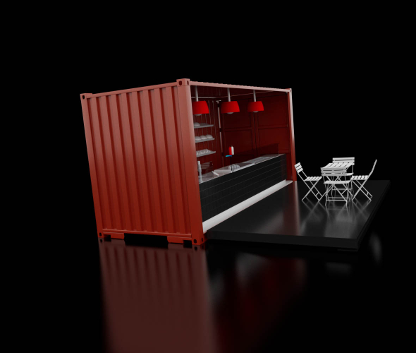 Bar unit, bar container