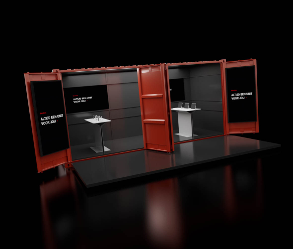 Expo stand, beurs container 
