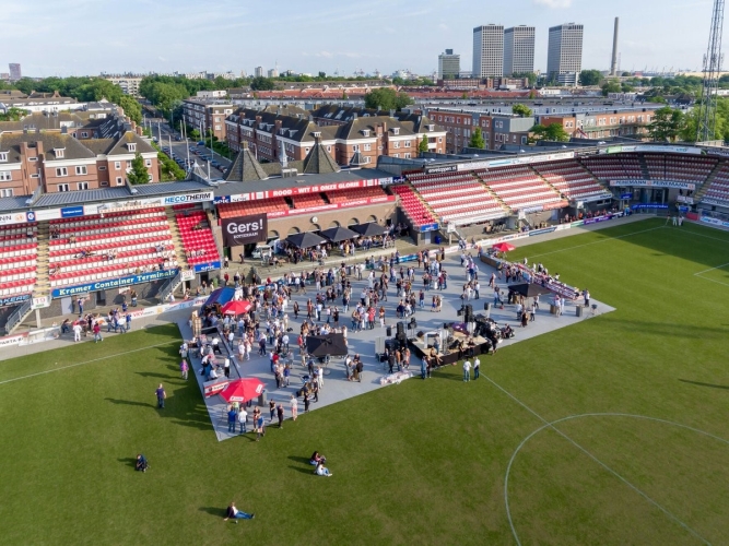 Veld event Sparta Stadion 