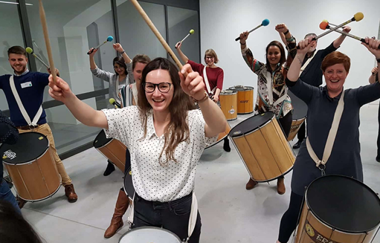 percussie workshop teambuilding