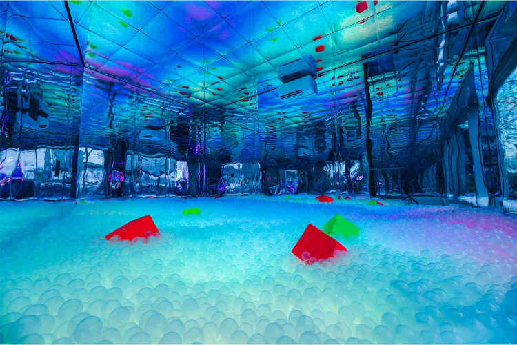 LED light disco ballenbak
