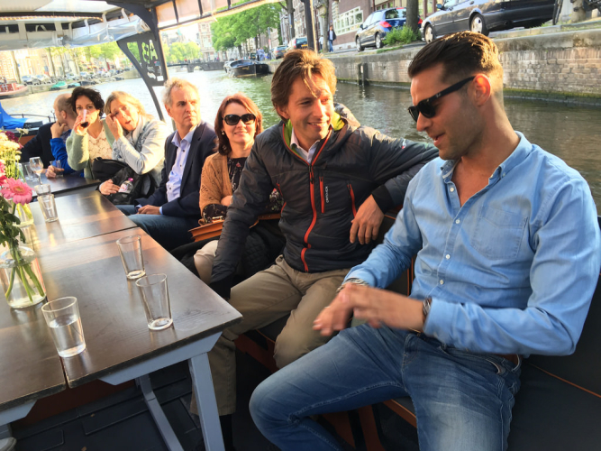 Varen in Amsterdam bedrijfsuitje