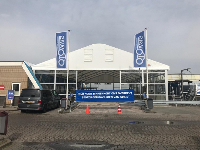 Tijdelijk uitbreiding carwash bedrijfsoplossing