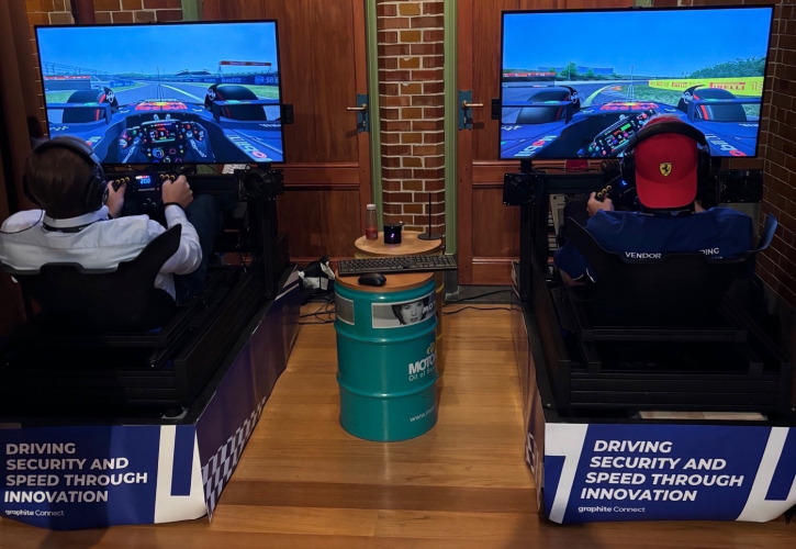 Beurs race simulatoren