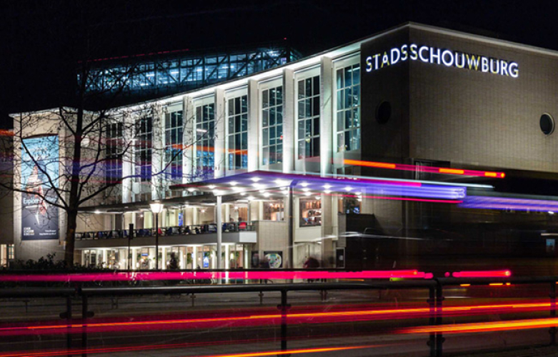 Stadsschouwburg Utrecht by night