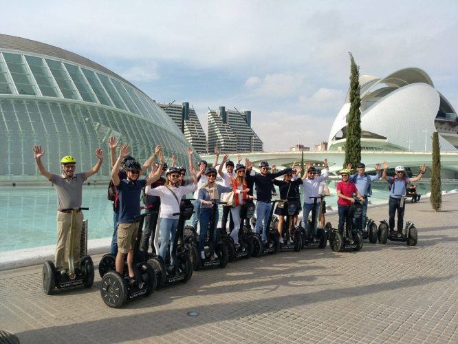 Segway activiteit in Valencia