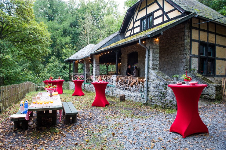 Exclusieve receptie, aperitief, unieke plek, natuur