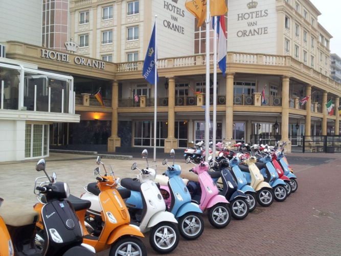vespa tour Noordwijk