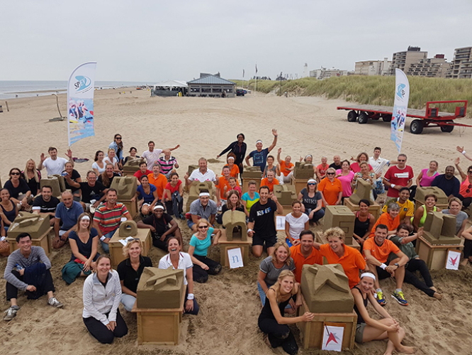 teambuilding workshop zandsculptuur bouwen
