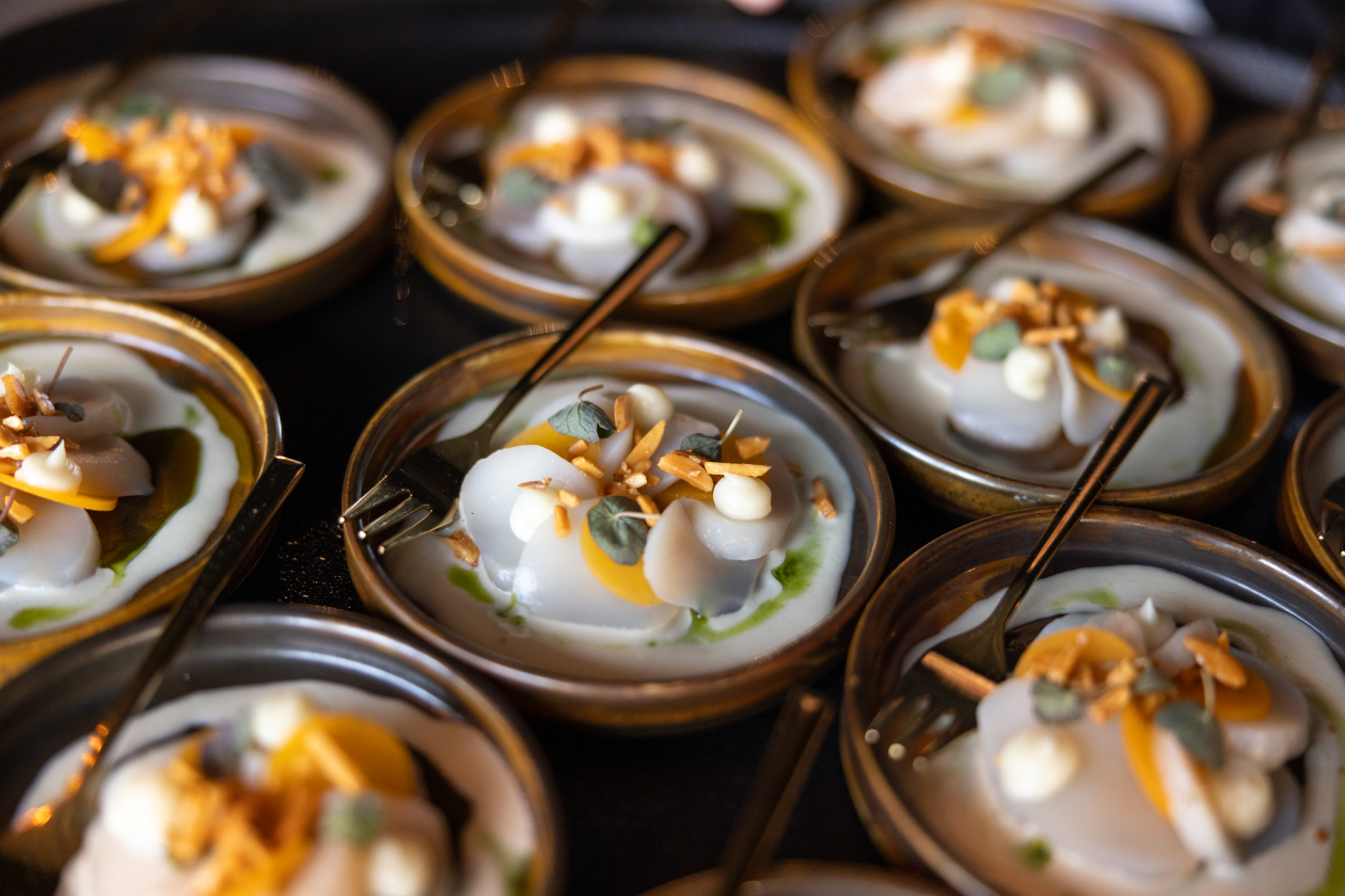 Gerechtjes van walking dinner