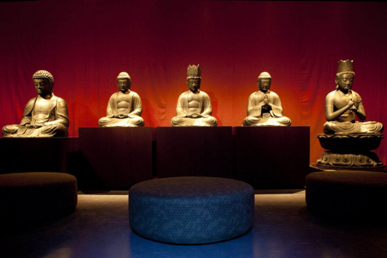 Boeddhazaal in Museum voor Volkenkunde