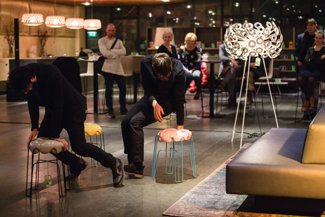 Dansers in de Grote Foyer