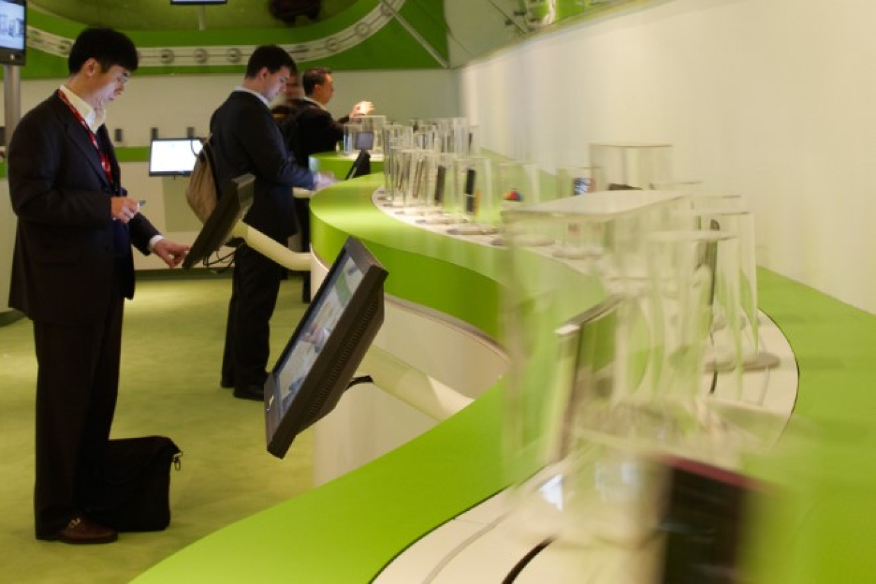 Lopende bandsysteem voor producten