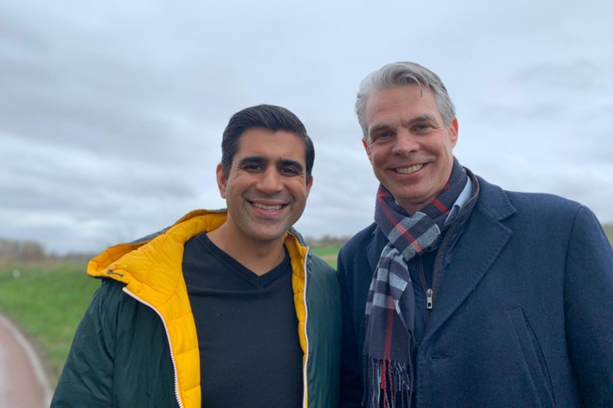 Sameer Somal en Maurice van der Kant