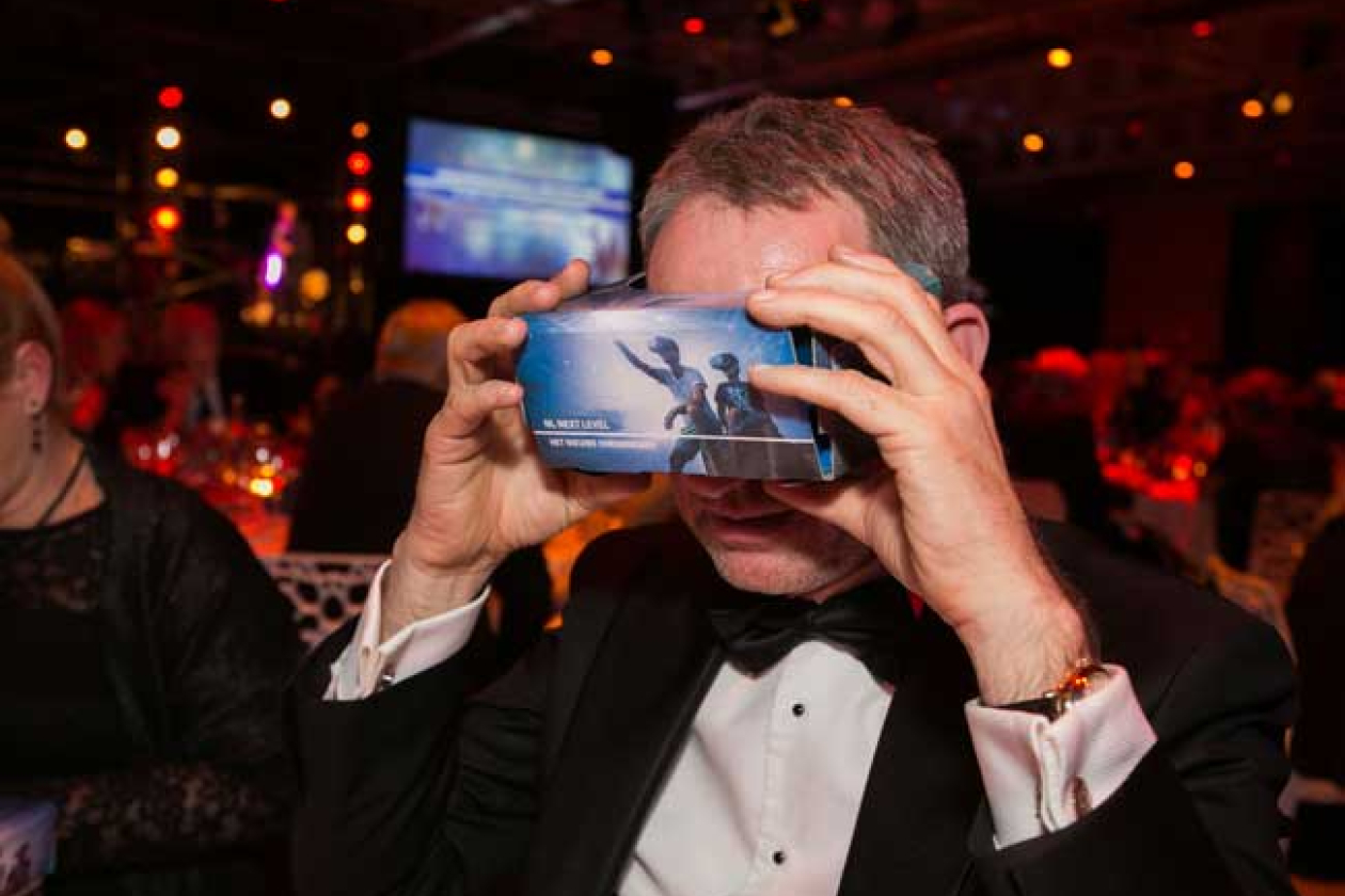 Gamification tijdens VNO NCW Ondernemersgala - fotocredits Ron Jenner 