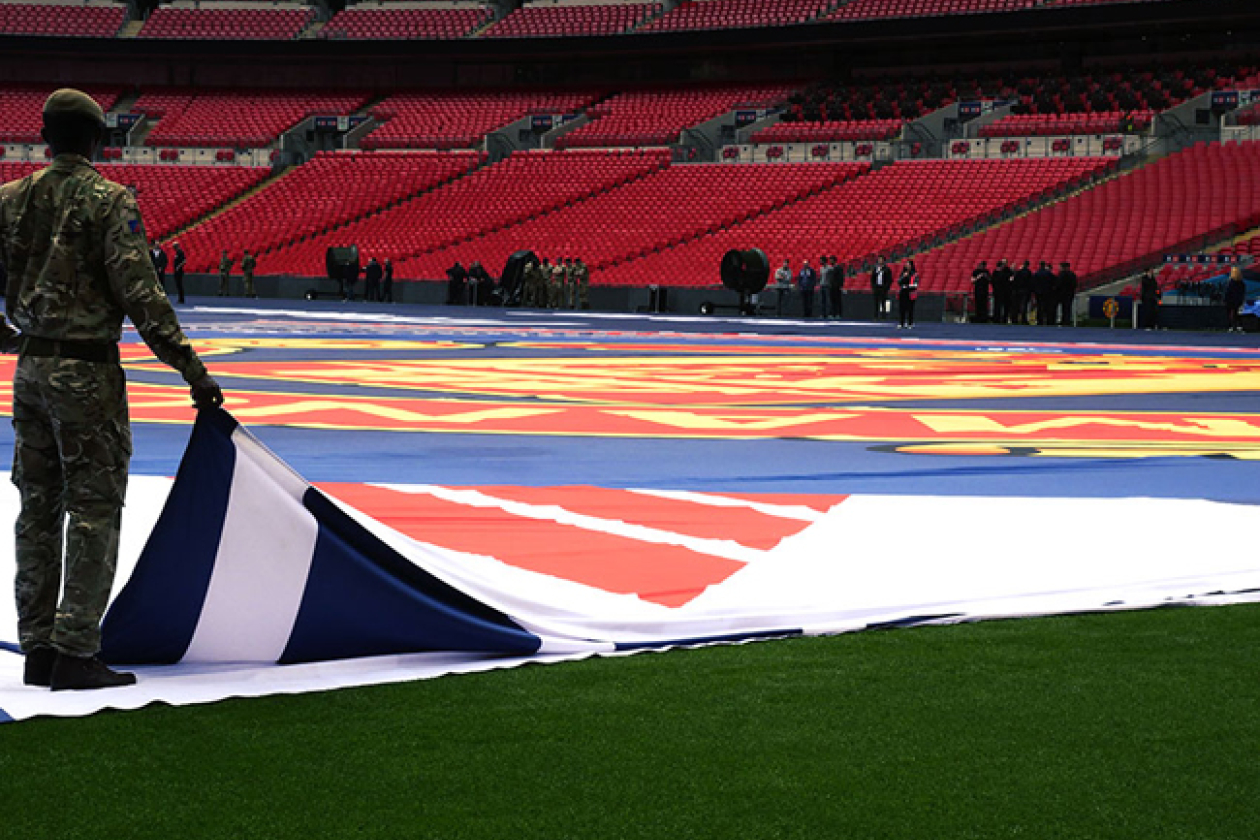 Wembley FA Cup Northern Flags