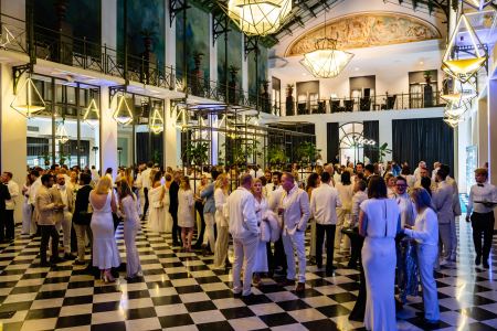 Awards diner evenement voor yacht industry bedrijf ACREW in Krasnapolsky hotel amsterdam