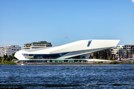 Eye Filmmuseum vanaf water