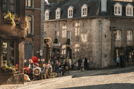 Oud stadje Ardennen