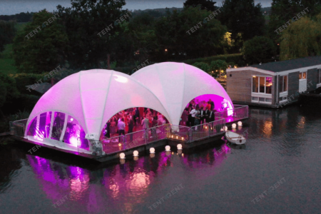 Dome tent event water