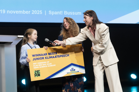 Junior Klimaatspeech bij De Top van Onderop