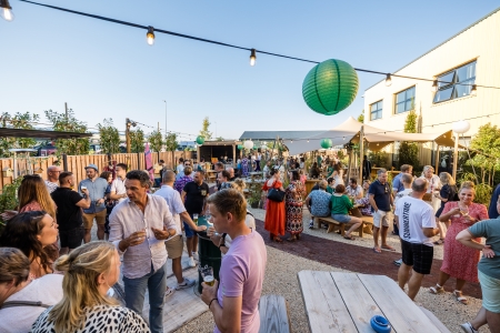 Foto van een event in de Tuinlounge