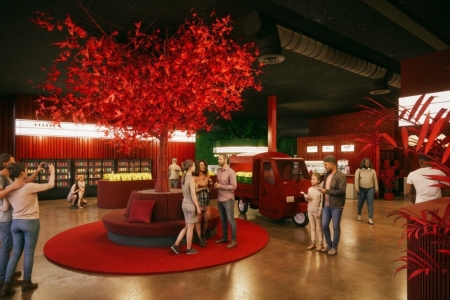 Foyer van BIOS Zeelandhallen (RENDER)