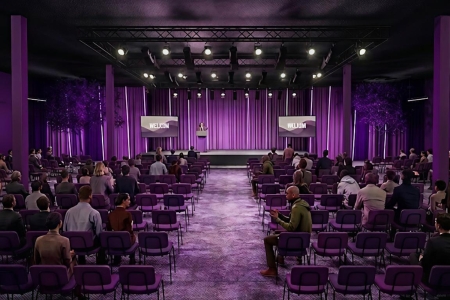 Congreszaal bij BIOS Zeelandhallen (RENDER)