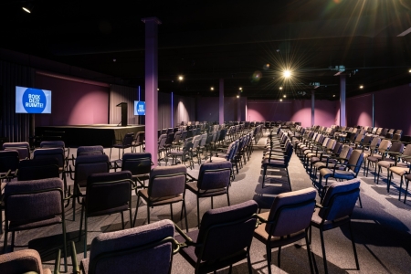 Congreszaal in theateropstelling BIOS Zeelandhallen