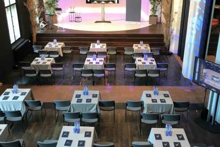 Main hall · Classroom setup  