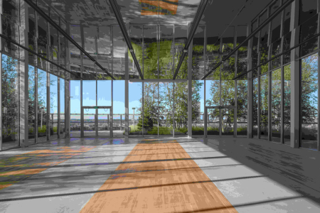 Coert, 6e etage, uitzicht dakterras 