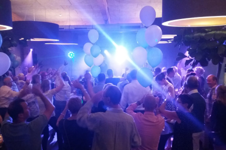 Feestavond met live muziek